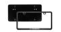 Image of License Plate Frame (Slim Line) - Matte Black & License Plate Bracket - Front. This set includes a... image for your 2023 Subaru Outback   