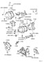 Diagram TIMING GEAR COVER & REAR END PLATE for your 1994 TOYOTA CAMRY SEDAN, LE