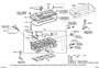 Diagram CYLINDER HEAD for your 2002 TOYOTA CAMRY LE