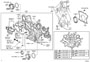 Diagram TIMING GEAR COVER & REAR END PLATE for your 2007 TOYOTA CAMRY XLE 2400CC 16-VALVE DOHC EFI, AUTOMATIC  5-SPEED