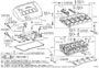 Diagram CYLINDER HEAD for your 2007 TOYOTA CAMRY XLE 2500CC 16-VALVE DOHC EFI, AUTOMATIC  6-SPEED