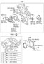 Diagram TIMING GEAR COVER & REAR END PLATE for your 2011 TOYOTA SIENNA SE Mini Passenger Van