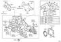 Diagram TIMING GEAR COVER & REAR END PLATE for your 2019 TOYOTA TUNDRA SR Extended Cab Pickup Fleetside