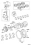 Diagram CRANKSHAFT & PISTON for your 2010 TOYOTA HIGHLANDER GRANDE