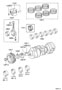 Image of Engine Connecting Rod Bearing image for your 2010 TOYOTA HIGHLANDER GRANDE