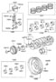 Diagram CRANKSHAFT & PISTON for your TOYOTA