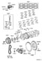 Diagram CRANKSHAFT & PISTON for your 1991 TOYOTA PREVIA