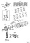 Diagram CRANKSHAFT & PISTON for your 1991 TOYOTA PREVIA