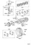 Diagram CRANKSHAFT & PISTON for your TOYOTA