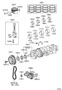 Diagram CRANKSHAFT & PISTON for your 1991 TOYOTA PREVIA