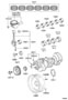 Diagram CRANKSHAFT & PISTON for your 2009 TOYOTA RAV 4 LIMITED 2400CC 16-VALVE DOHC EFI, AUTOMATIC  4-SPEED