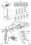 Diagram CRANKSHAFT & PISTON for your 2013 TOYOTA CAMRY Hybrid LE Sedan