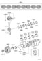 Diagram CRANKSHAFT & PISTON for your 2014 TOYOTA CAMRY SE Sport Sedan