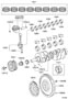 Diagram CRANKSHAFT & PISTON for your 2007 TOYOTA CAMRY XLE 2500CC 16-VALVE DOHC EFI, AUTOMATIC  6-SPEED