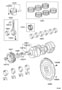 Diagram CRANKSHAFT & PISTON for your 1991 TOYOTA PREVIA