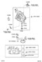 Diagram ENGINE OIL PUMP for your 2014 TOYOTA SIENNA L Mini Cargo Van