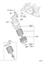 Diagram OIL FILTER for your 2011 TOYOTA SIENNA LE Mini Passenger Van 2.7L AWD