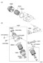 Diagram OIL FILTER for your 2009 TOYOTA RAV 4 LIMITED 3500CC 24-VALVE DOHC EFI, AUTOMATIC  5-SPEED