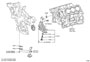 Diagram ENGINE OIL PUMP for your 2020 TOYOTA LAND CRUISER Base