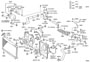 Diagram RADIATOR & WATER OUTLET for your 2003 TOYOTA COROLLA SEDAN, CE 1800CC 16-VALVE DOHC EFI, MANUAL , 5-SPEED