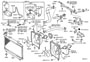 Diagram RADIATOR & WATER OUTLET for your TOYOTA