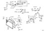 Diagram RADIATOR & WATER OUTLET for your 2021 TOYOTA SIENNA