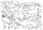 Diagram RADIATOR & WATER OUTLET for your 2021 TOYOTA LAND CRUISER