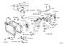 Diagram RADIATOR & WATER OUTLET for your 2021 TOYOTA LAND CRUISER Base