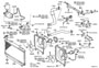 Diagram RADIATOR & WATER OUTLET for your 2000 TOYOTA CELICA