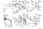 Diagram RADIATOR & WATER OUTLET for your 2020 TOYOTA Mirai