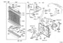 Diagram RADIATOR & WATER OUTLET for your 2006 TOYOTA PRIUS