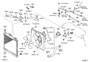 Diagram RADIATOR & WATER OUTLET for your 2016 TOYOTA SEQUOIA