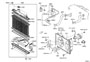 Diagram RADIATOR & WATER OUTLET for your 2006 TOYOTA PRIUS