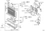Diagram RADIATOR & WATER OUTLET for your 2010 TOYOTA PRIUS L
