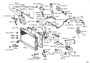 Diagram RADIATOR & WATER OUTLET for your 1981 TOYOTA PICKUP