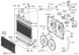 Diagram RADIATOR & WATER OUTLET for your 2018 TOYOTA SEQUOIA