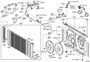 RADIATOR & WATER OUTLET Diagram