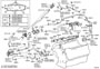 Diagram RADIATOR & WATER OUTLET for your 1999 TOYOTA AVALON