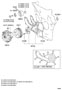 Diagram WATER PUMP for your 2007 TOYOTA CAMRY XLE 2400CC 16-VALVE DOHC EFI, AUTOMATIC  5-SPEED