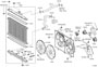 Diagram RADIATOR & WATER OUTLET for your 2021 TOYOTA LAND CRUISER