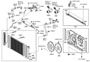 RADIATOR & WATER OUTLET Diagram