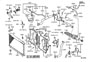 RADIATOR & WATER OUTLET Diagram