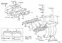 Image of Engine Intake Manifold Gasket image for your 1996 TOYOTA 4RUNNER