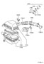 Diagram AIR CLEANER for your 2011 TOYOTA TUNDRA Base Standard Cab Pickup Fleetside 4.6L  4WD