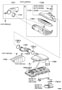 Diagram AIR CLEANER for your 2011 TOYOTA YARIS