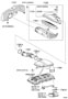 Diagram AIR CLEANER for your 2011 TOYOTA SIENNA SE Mini Passenger Van