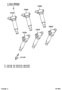 Diagram IGNITION COIL & SPARK PLUG for your 2011 TOYOTA SIENNA LE Mini Passenger Van 3.5L  FWD