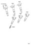 Diagram IGNITION COIL & SPARK PLUG for your 2009 TOYOTA RAV 4 LIMITED 2400CC 16-VALVE DOHC EFI, AUTOMATIC  4-SPEED