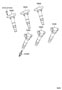 Diagram IGNITION COIL & SPARK PLUG for your 2009 TOYOTA RAV 4 LIMITED 2400CC 16-VALVE DOHC EFI, AUTOMATIC  4-SPEED