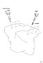 Diagram IGNITION COIL & SPARK PLUG for your 2002 TOYOTA CAMRY LE 2400CC 16-VALVE DOHC EFI, MANUAL , 5-SPEED